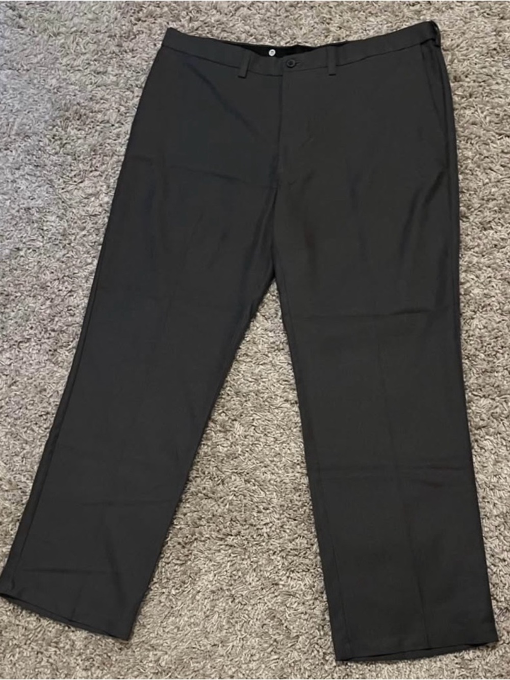 Lot of 4!!! Haggar Cool 18 Black Classic Fit Dress Pants size 42x32